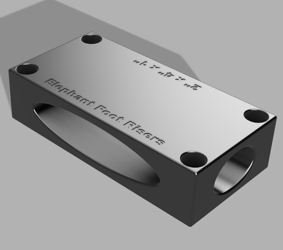 Block Riser 2" x 4"