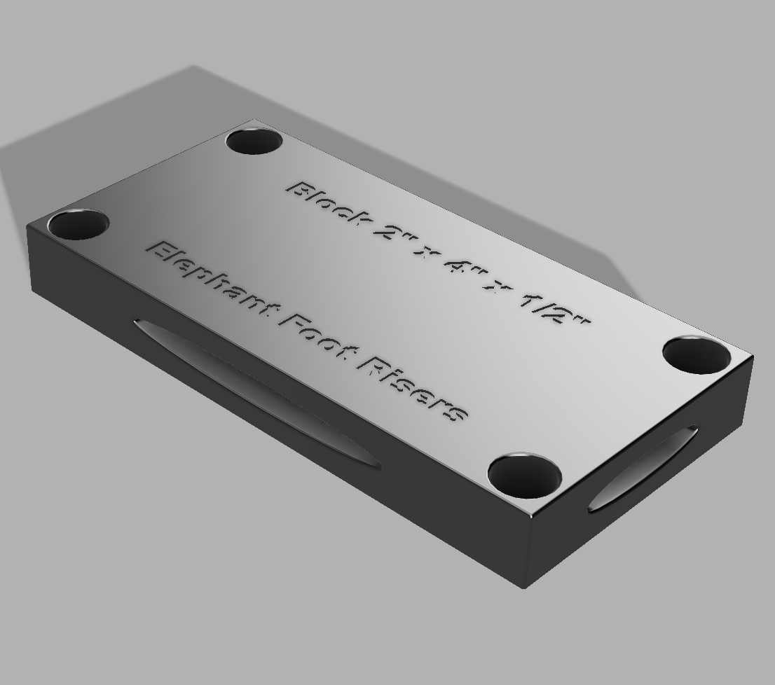 Block Riser 2" x 4"