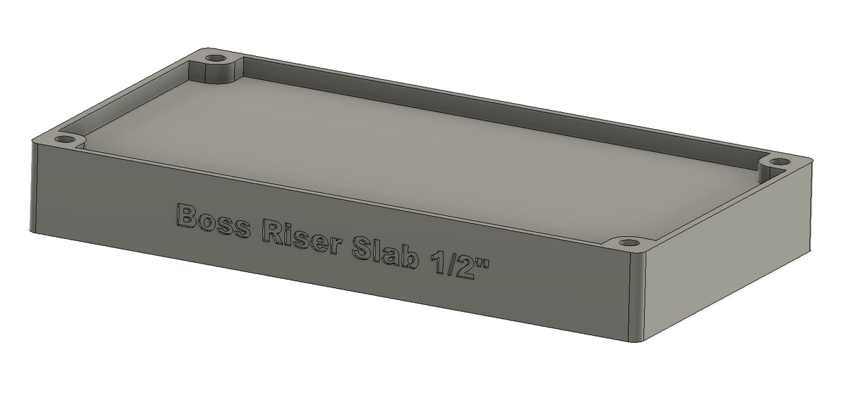 Boss Pedal Bottom Plate Slabs
