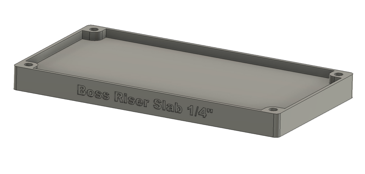 Boss Pedal Bottom Plate Slabs