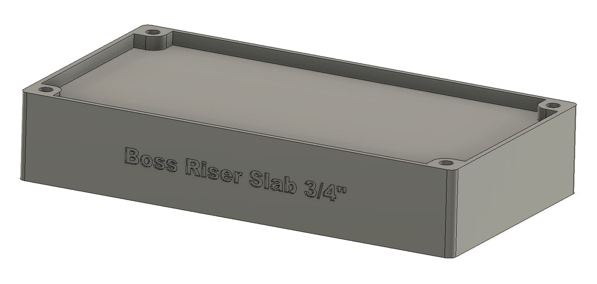 Boss Pedal Bottom Plate Slabs