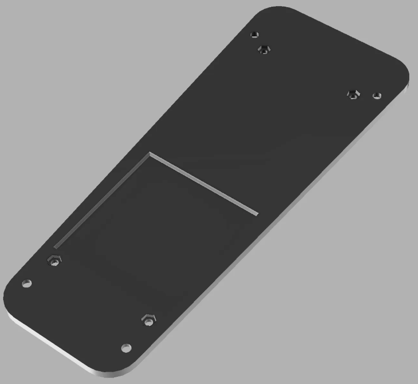 Cry Baby Wah Wah Pedal Bottom Plate Slabs