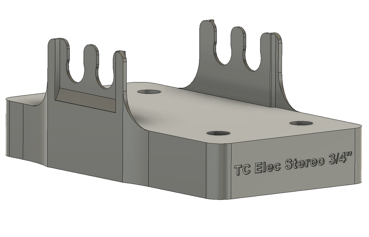 TC Electronic Stereo Pedals Bottom Plate Slabs and Riser Slabs