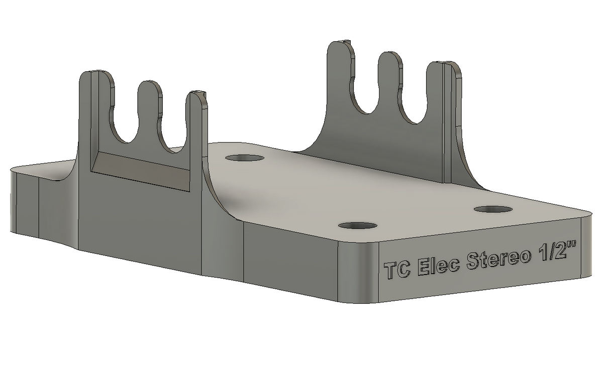 TC Electronic Stereo Pedals Bottom Plate Slabs and Riser Slabs