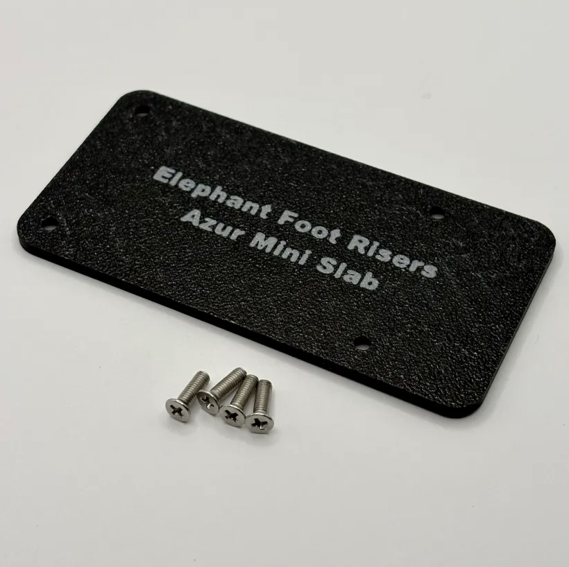 Azur Mini Pedals Bottom Plate Slabs