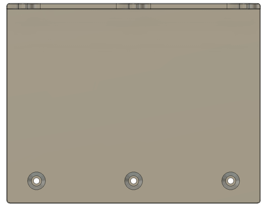 Boss Triple Pedal (500 Series) Bottom Plate Slabs