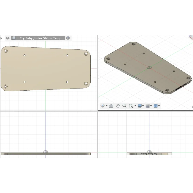 Cry Baby Junior Bottom Plate Slab