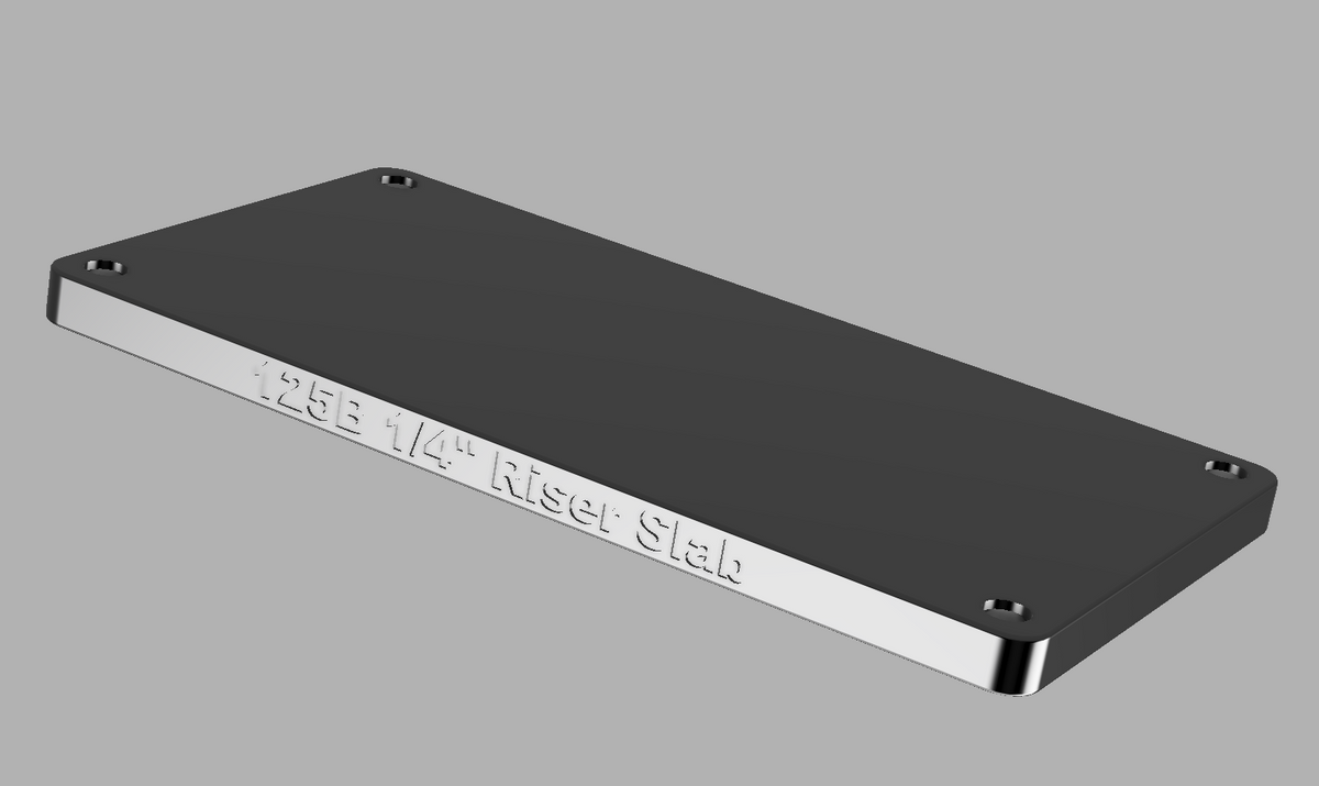 125B Bottom Plate Slabs and Riser Slabs