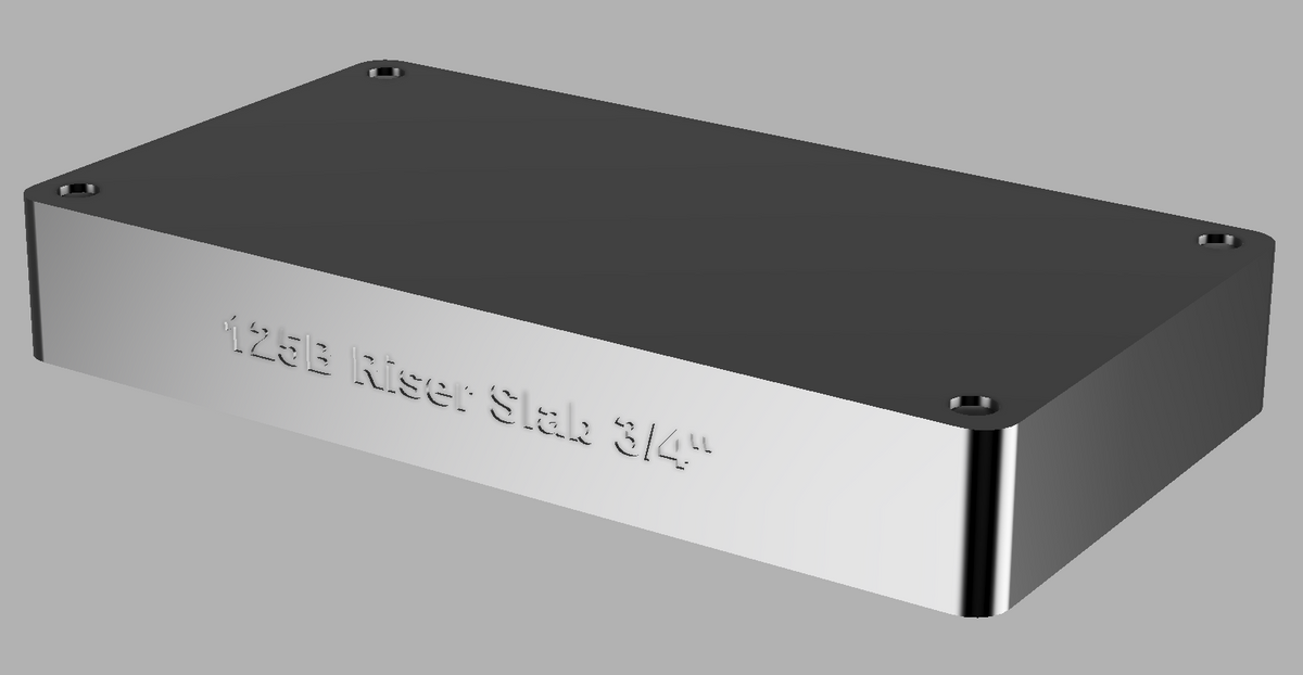 125B Bottom Plate Slabs and Riser Slabs