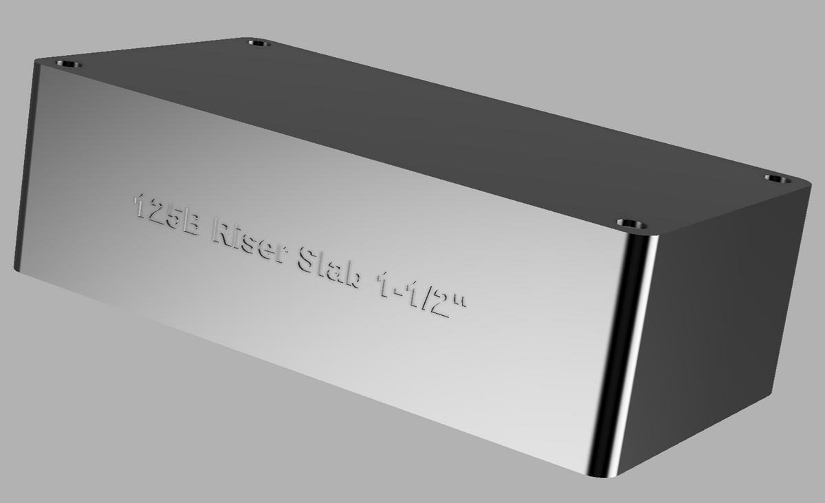 125B Bottom Plate Slabs and Riser Slabs