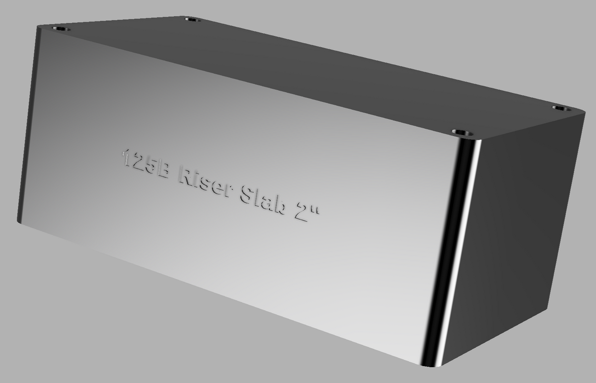 125B Bottom Plate Slabs and Riser Slabs