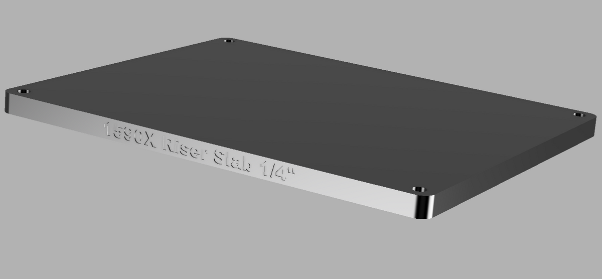 1590X Bottom Plate Slabs and Riser Slabs