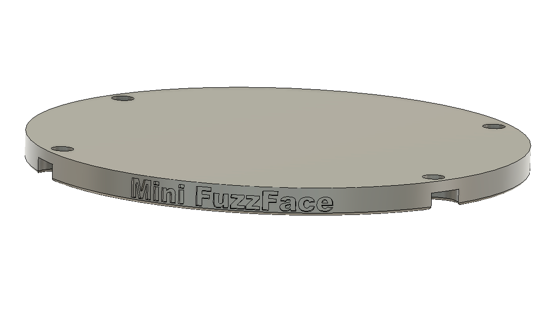 Mini FuzzFace Bottom Plate Slab and Risers