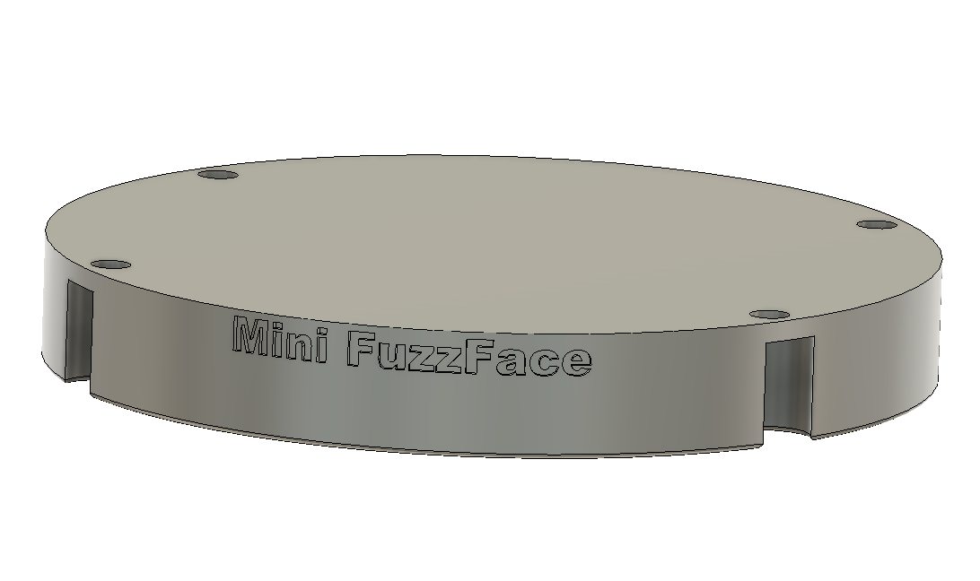 Mini FuzzFace Bottom Plate Slab and Risers