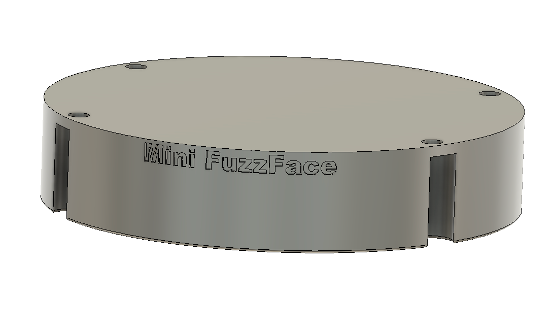 Mini FuzzFace Bottom Plate Slab and Risers