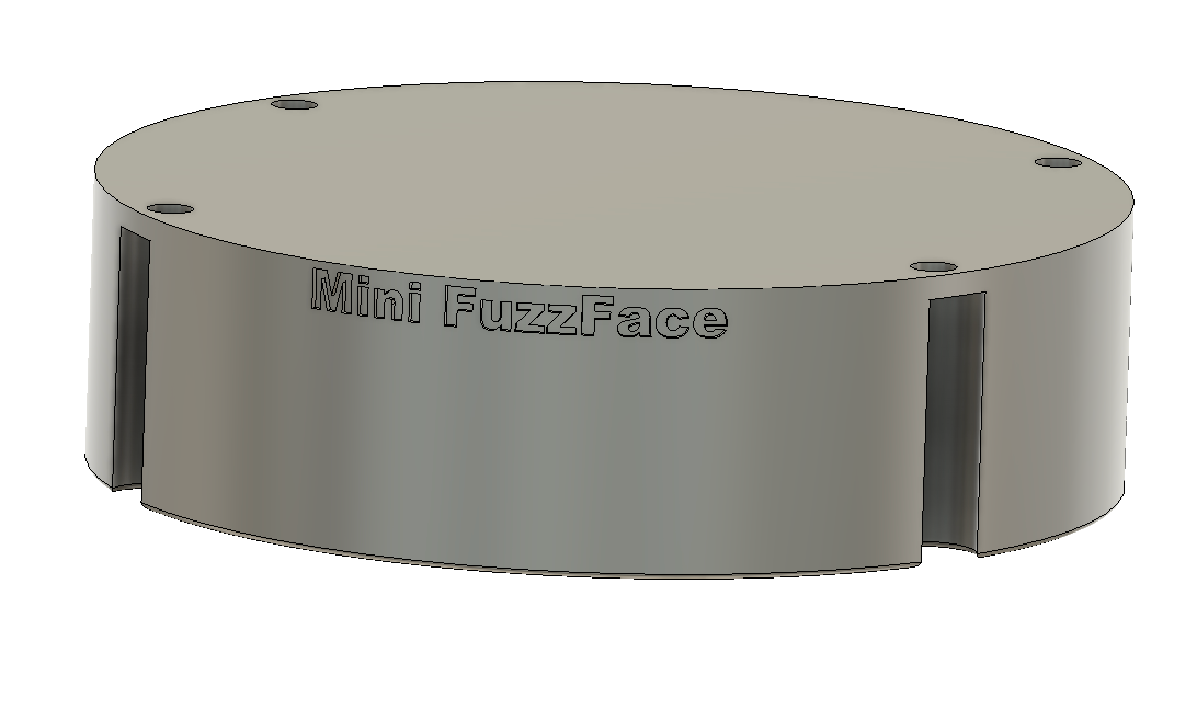 Mini FuzzFace Bottom Plate Slab and Risers