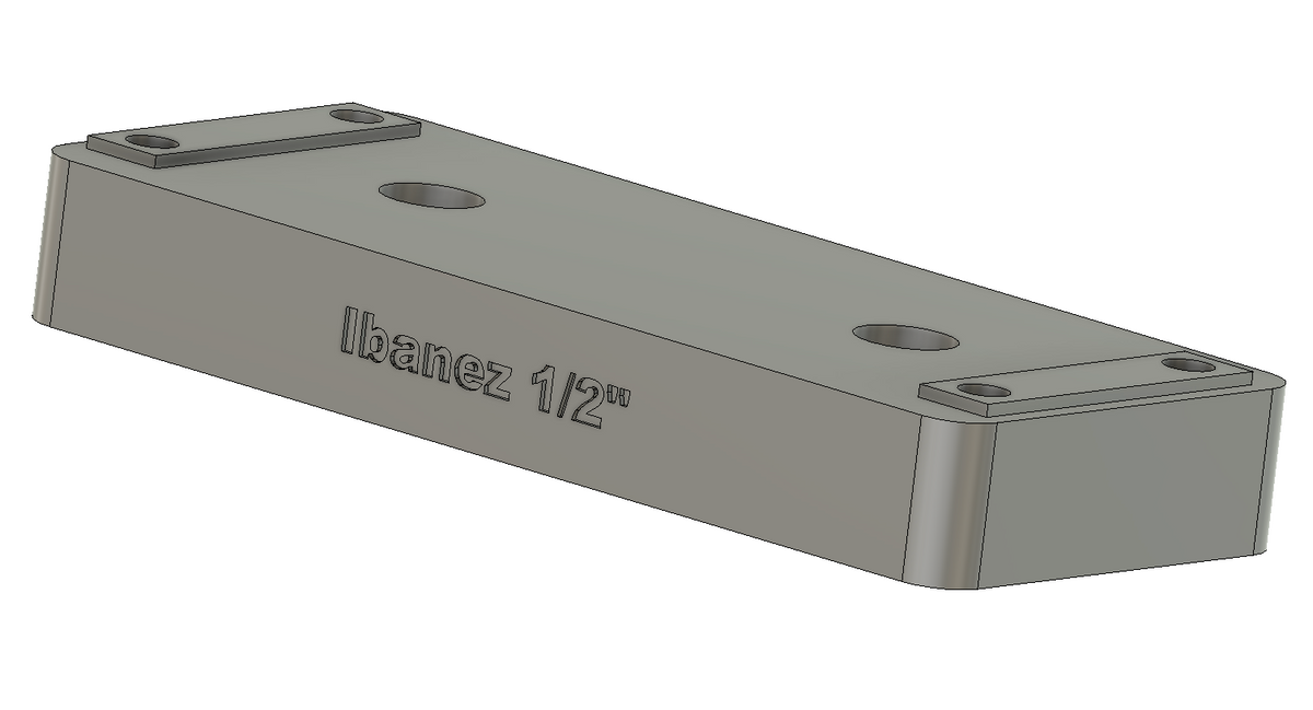 Ibanez Mini Pedal Bottom Plate Slab