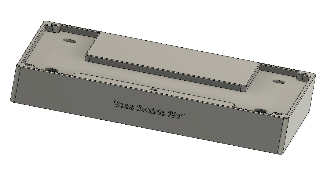 Boss Double Pedal Bottom Plate Slab