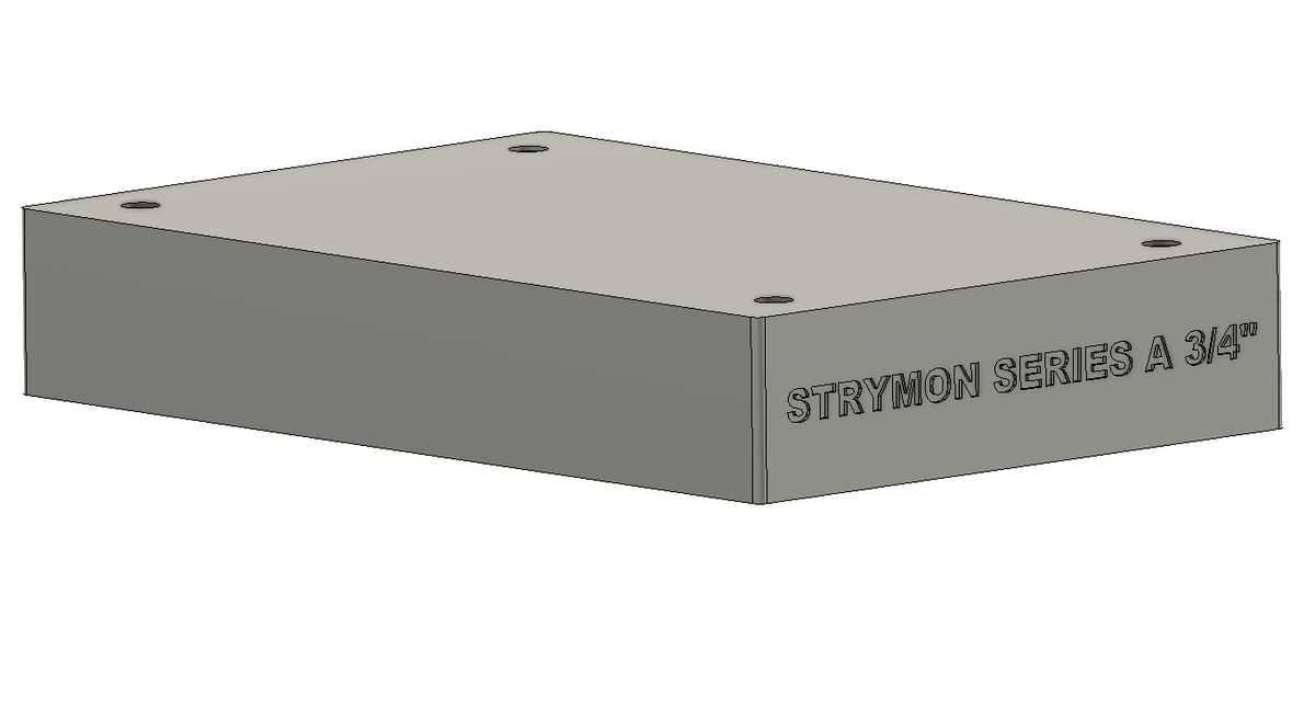 Strymon Series A Bottom Plate Slabs and Riser Slabs