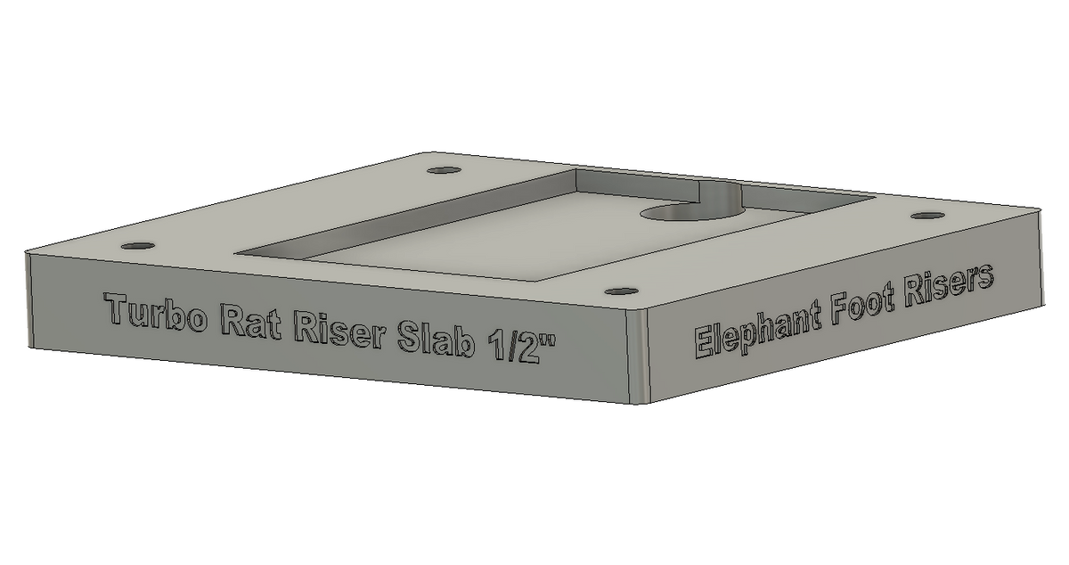 ProCo Turbo Rat Bottom Plate Slabs and Riser Slabs