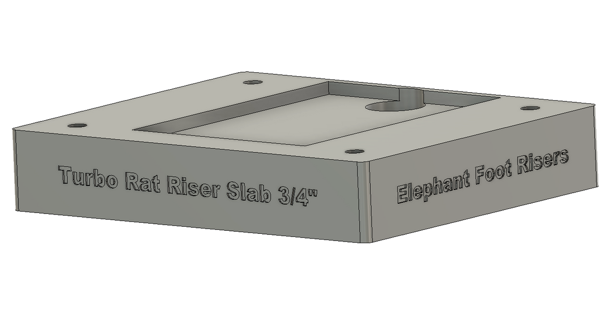 ProCo Turbo Rat Bottom Plate Slabs and Riser Slabs