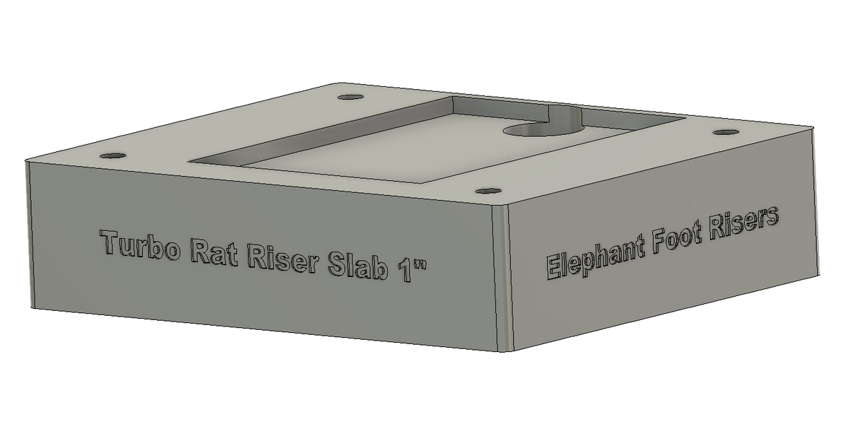 ProCo Turbo Rat Bottom Plate Slabs and Riser Slabs