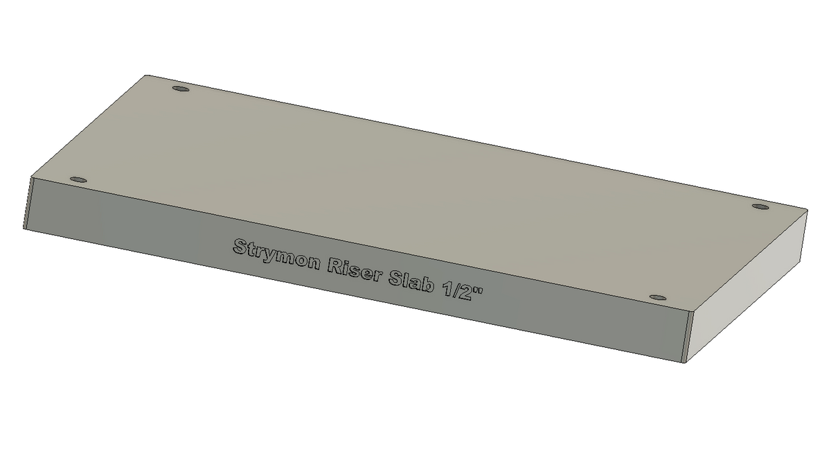 Strymon Big Sky MX, Timeline MX Bottom Plate Slab and Riser Slabs