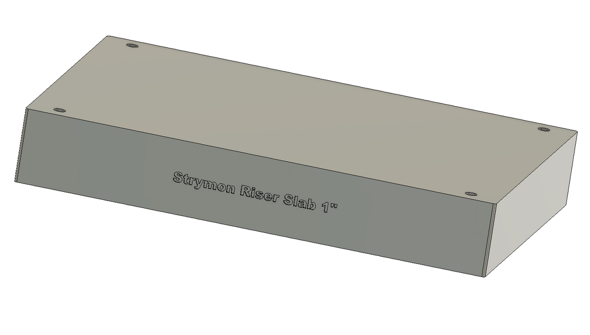 Strymon Big Sky MX, Timeline MX Bottom Plate Slab and Riser Slabs