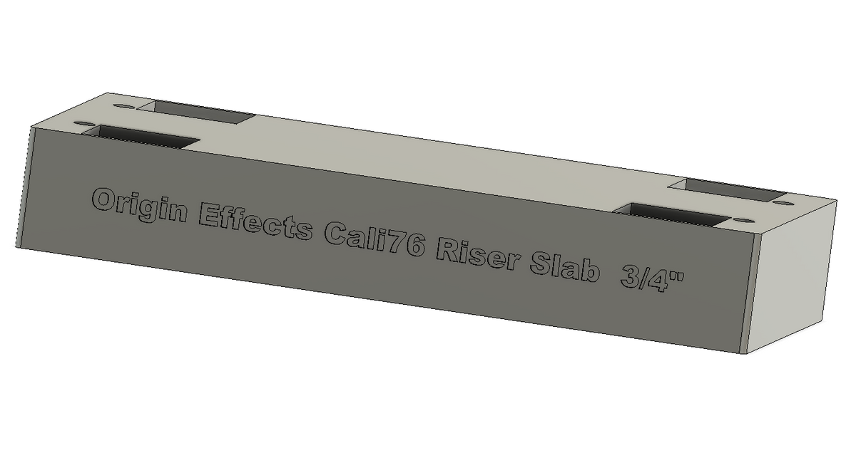 Origin Effects Cali 76 SHORTY Bottom Plate Slabs